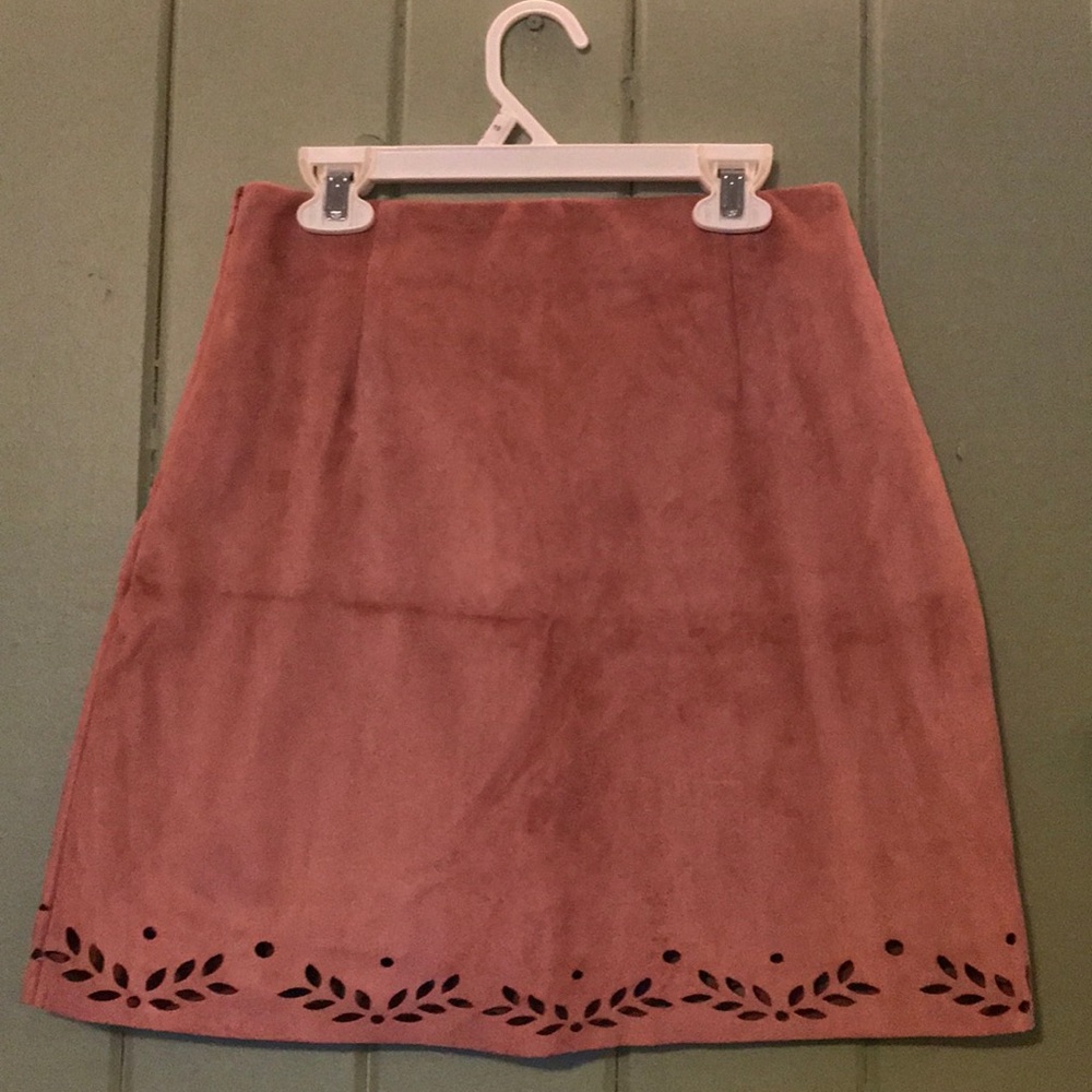 Suede Skirt